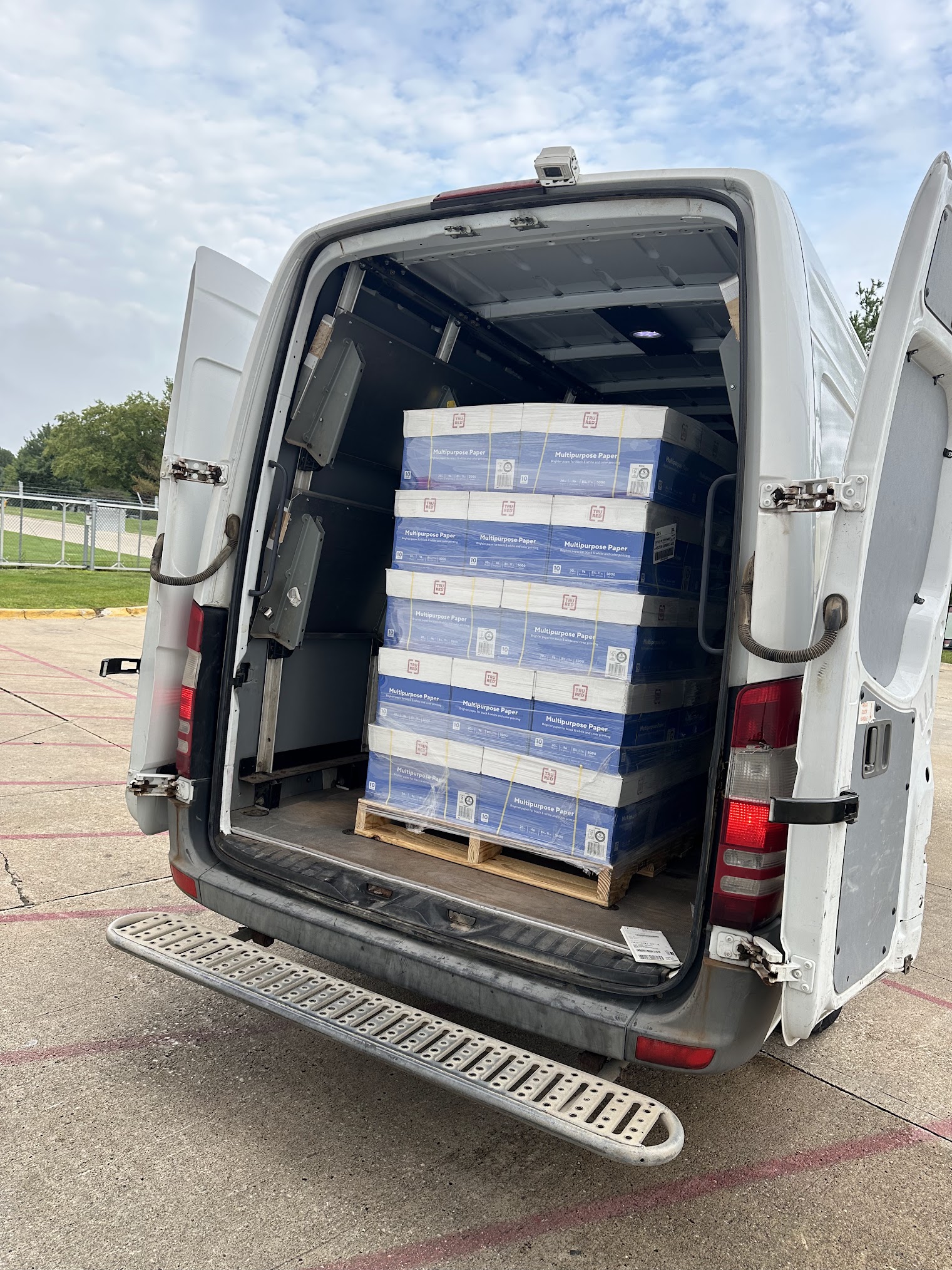 Midwest Moving Pros team during a Des Moines commercial move.